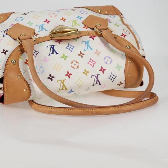 LOUIS VUITTON Monogram Multicolor Beverly GM Hand Bag White M40201 - Picture 7 of 16